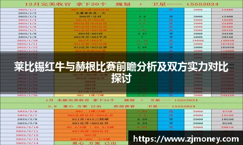 莱比锡红牛与赫根比赛前瞻分析及双方实力对比探讨